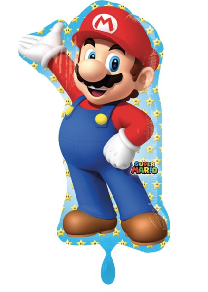 XXL Folieballon Figur - Super Mario - 83cm x 55cm